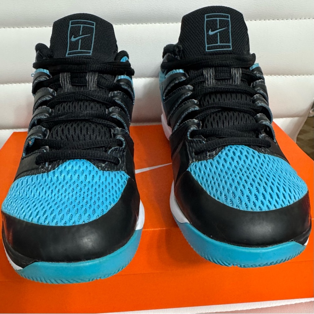 Air Zoom Vapor X Tennis Shoes - Black/Gamma Blue - Men’s 8 - AA8030-003 (Clean!) - Picture 6 of 16
